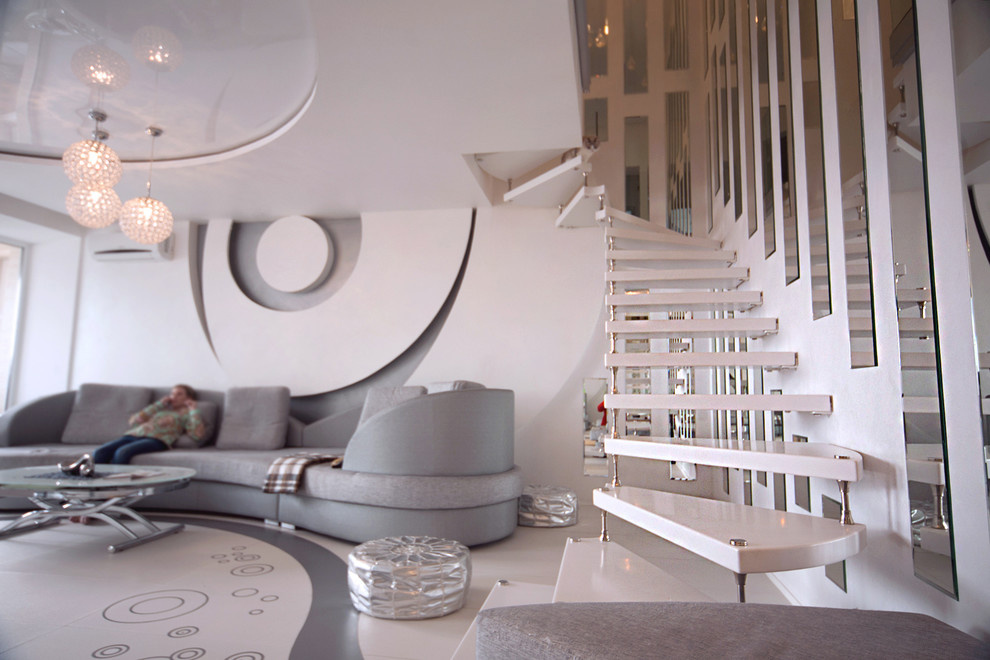 Smart-бетон лестница