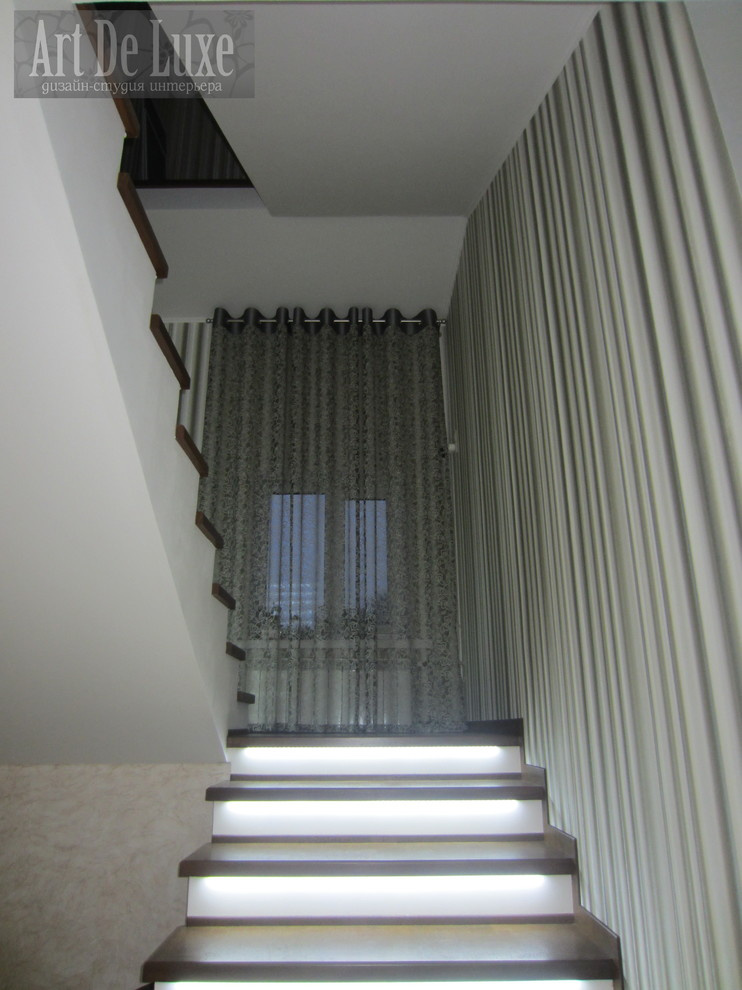 Кружевной туман. Оформление лестницы на 2 и 3 этаж.