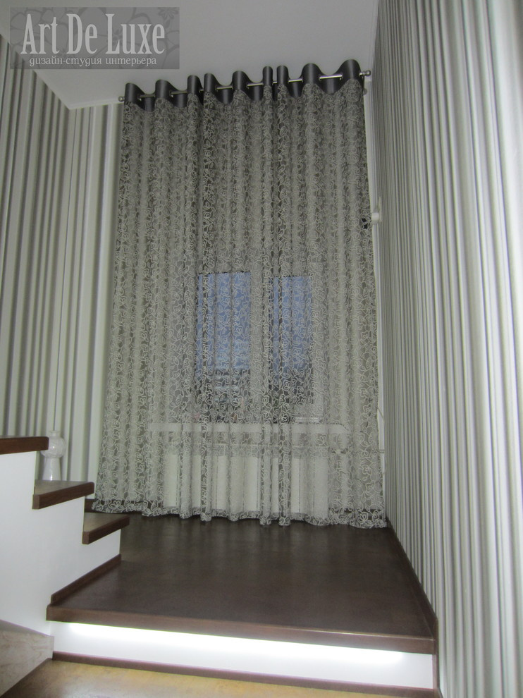 Кружевной туман. Оформление лестницы на 2 и 3 этаж.