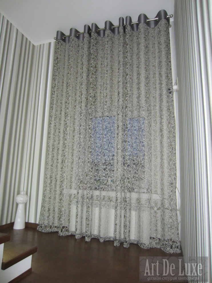 Кружевной туман. Оформление лестницы на 2 и 3 этаж.