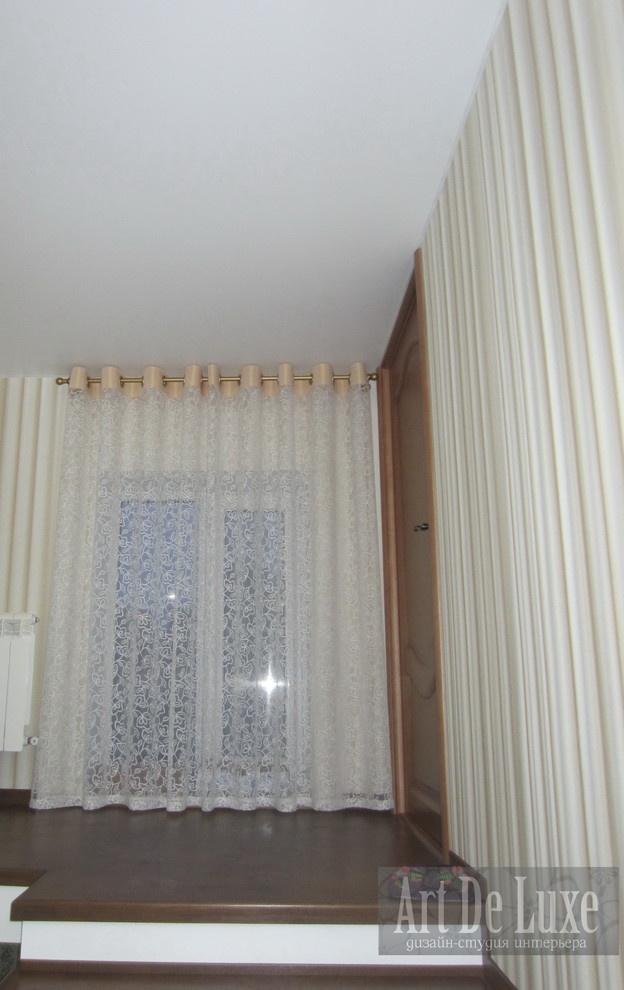 Кружевной туман. Оформление лестницы на 2 и 3 этаж.