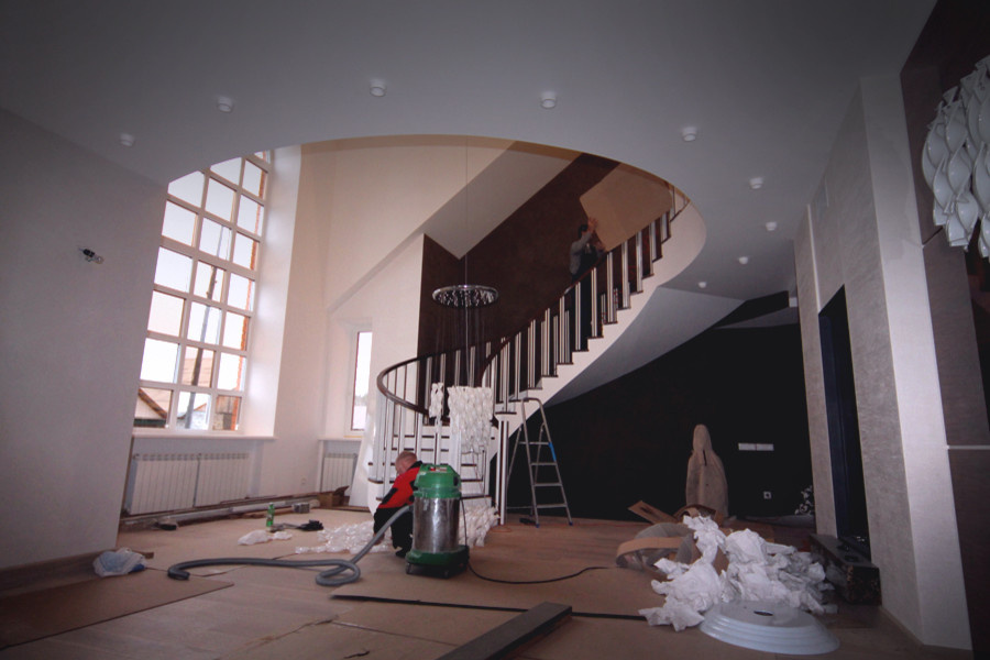 Ступени из мрамора Emperador Dark