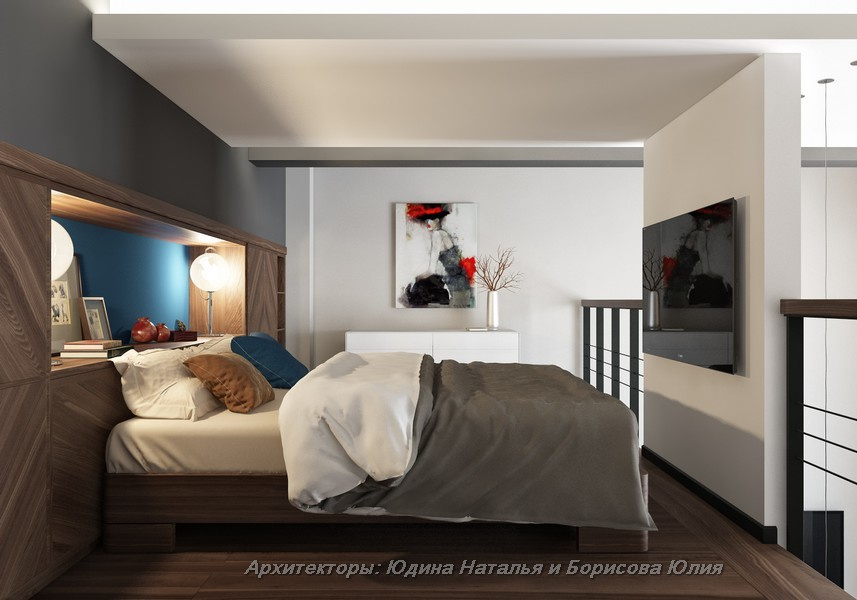 Интерьер дома в поселке Монтевиль