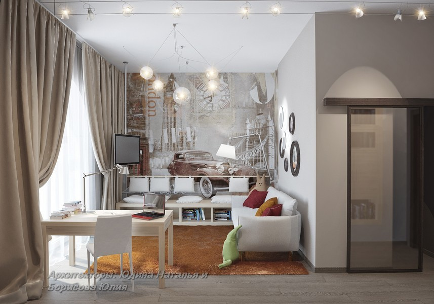 Обложка проекта: Интерьер дома в поселке Монтевиль
