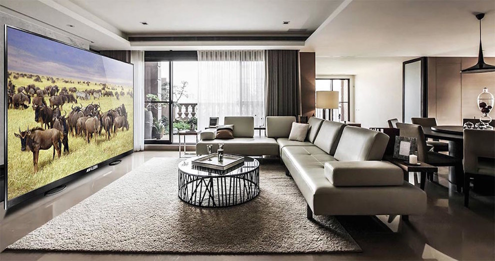 Умный дом – модульный телевизор любого размера, каждый модуль 54".