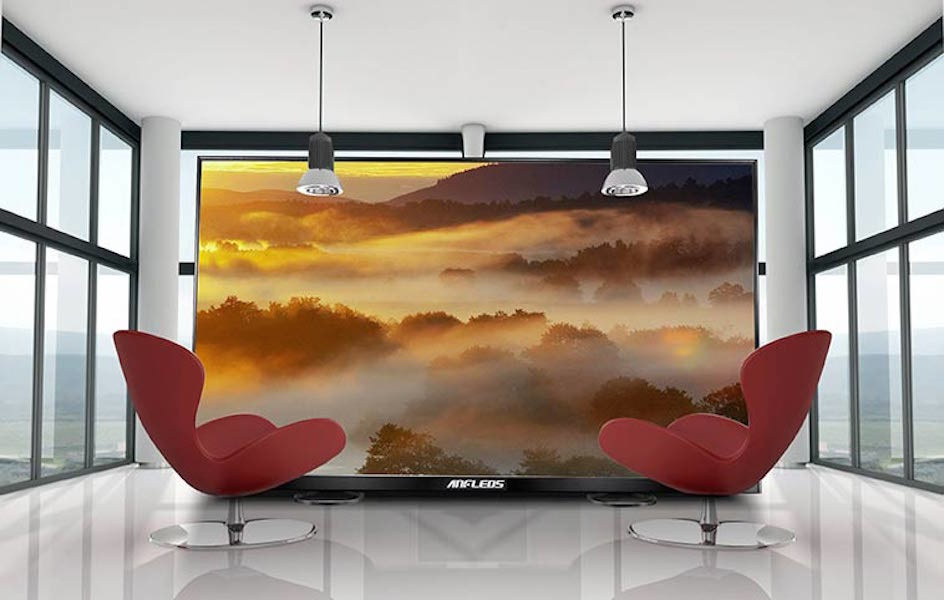 Умный дом – модульный телевизор любого размера, каждый модуль 54".