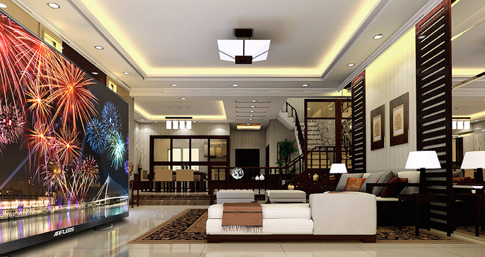 Обложка проекта: Умный дом – модульный телевизор любого размера, каждый модуль 54".