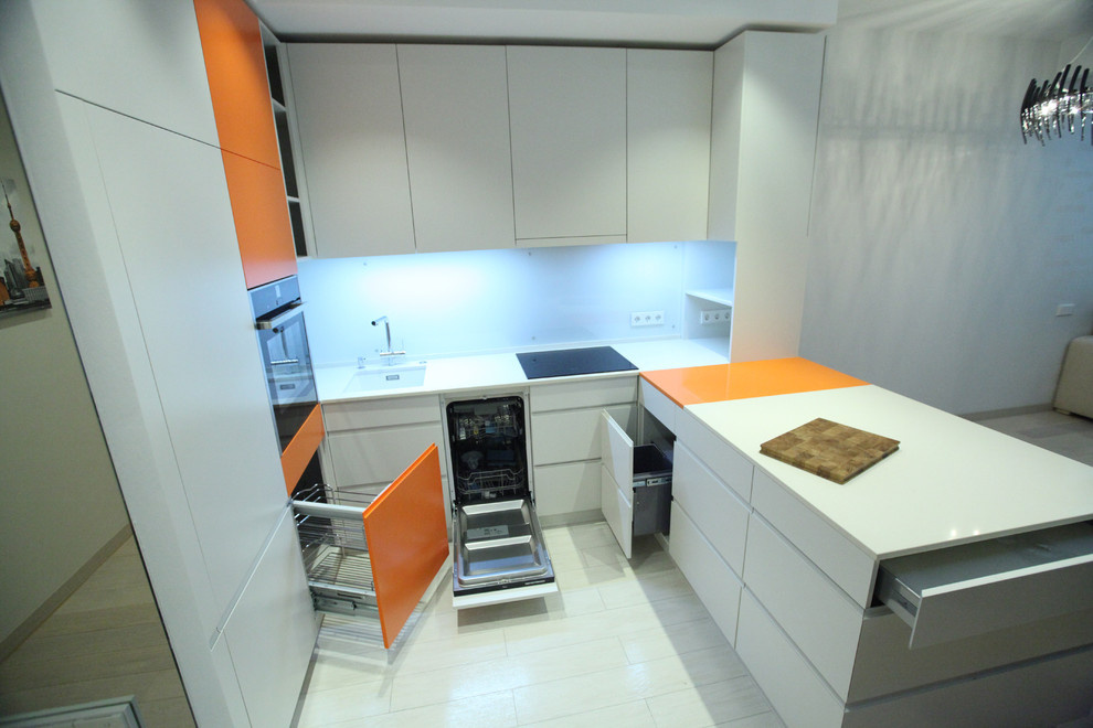 Orange kitchen