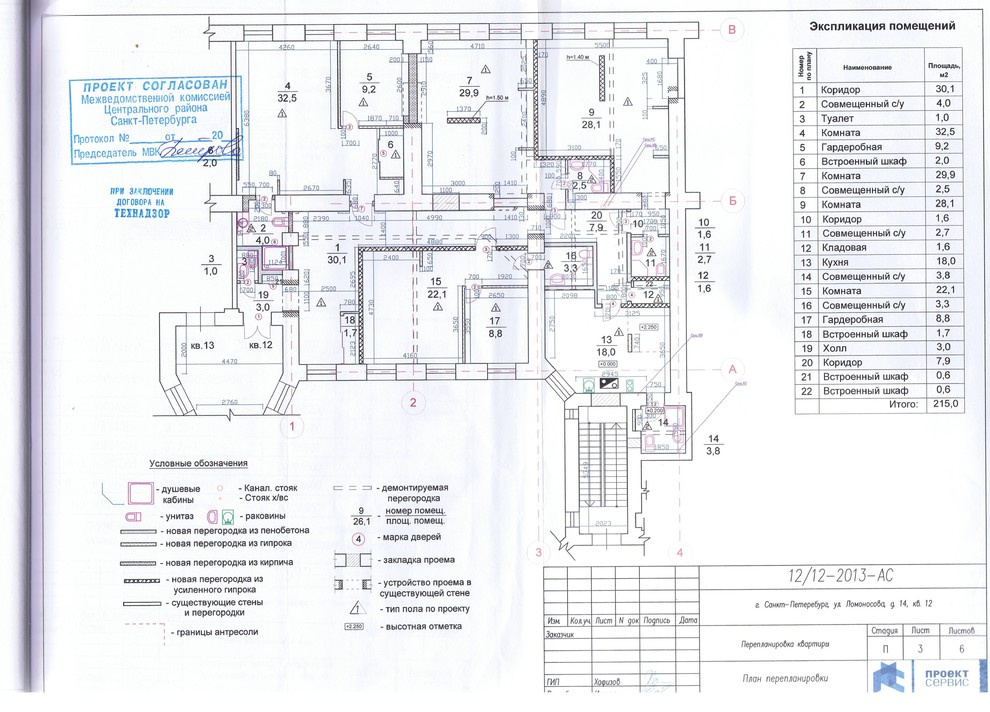 Обложка проекта: Проект устройства мини-отеля в жилом доме