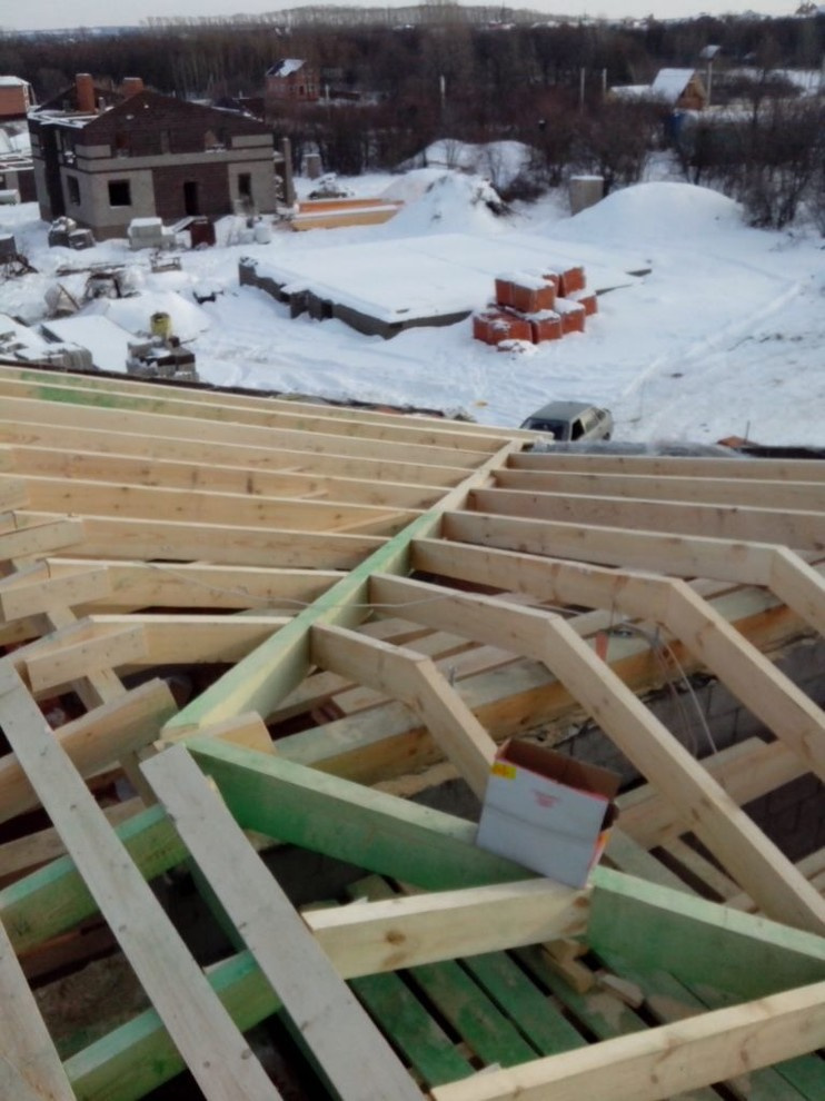 в ходе строительства