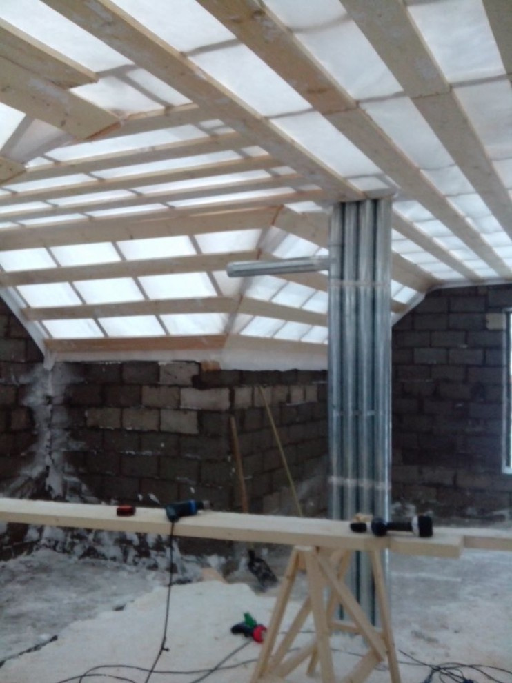 в ходе строительства