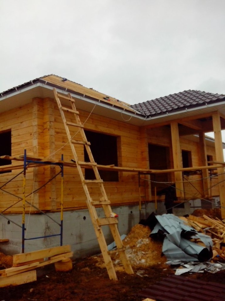 в ходе строительства