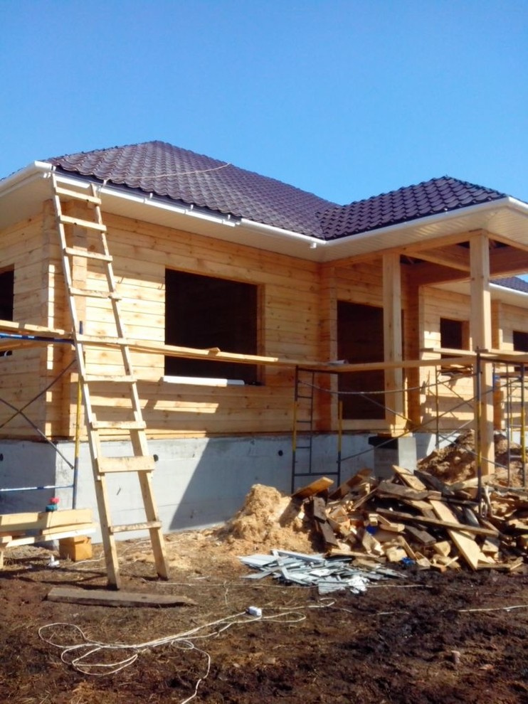 в ходе строительства