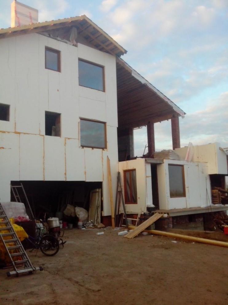 в ходе строительства