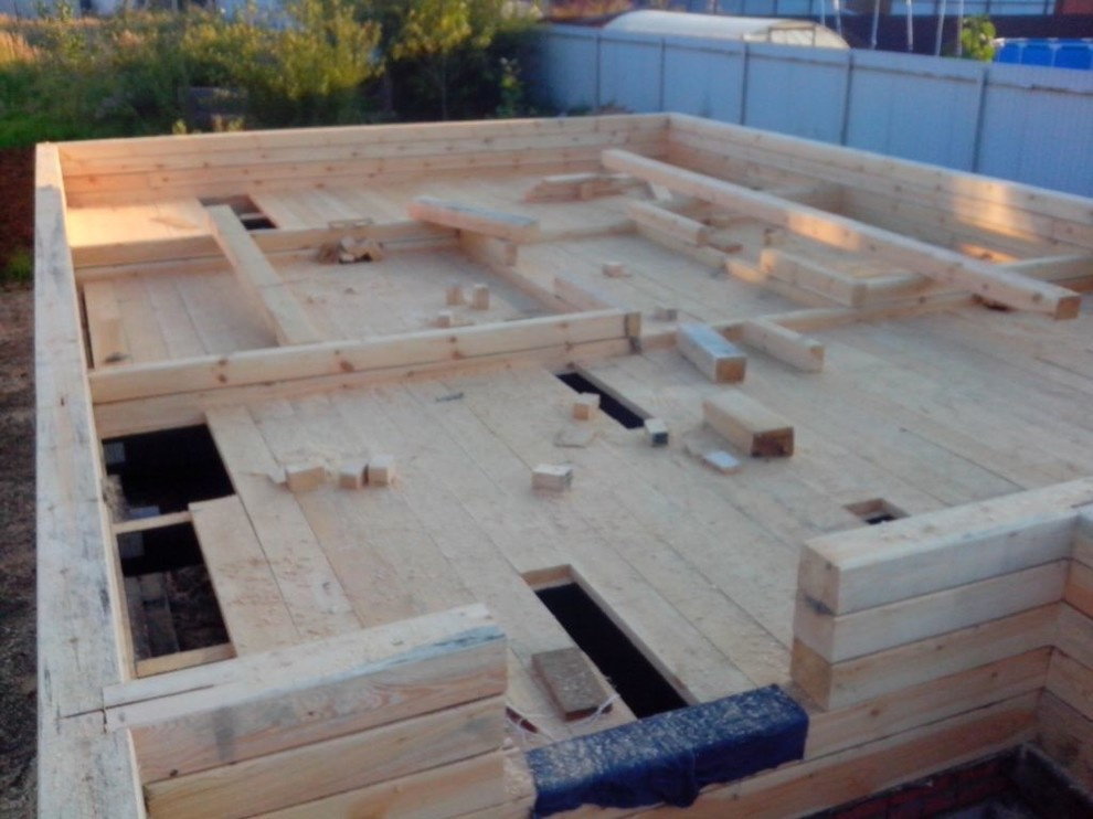 в ходе строительства