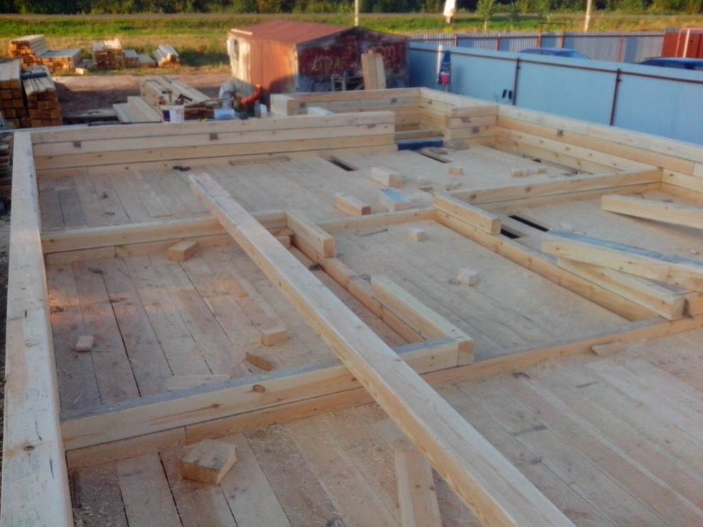 в ходе строительства