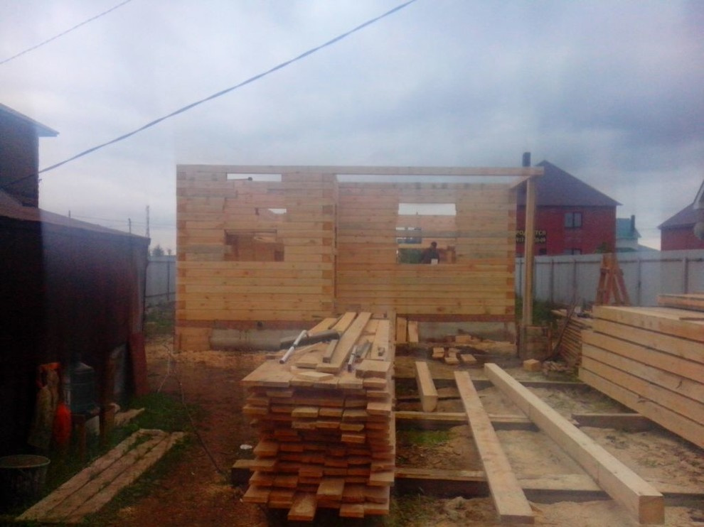 в ходе строительства