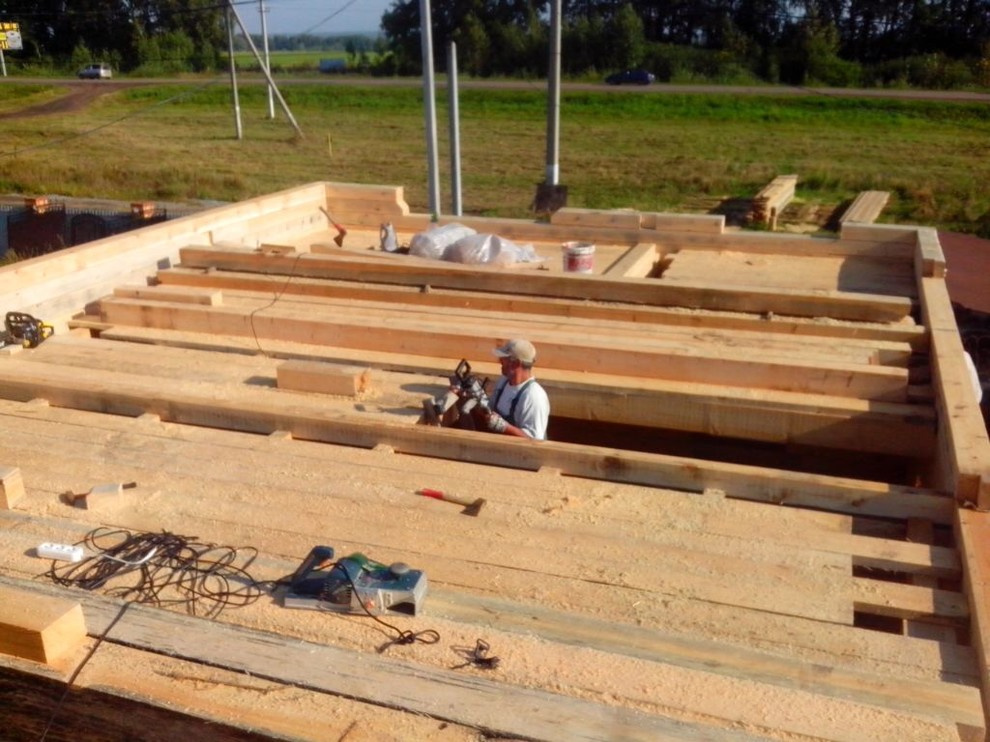 в ходе строительства