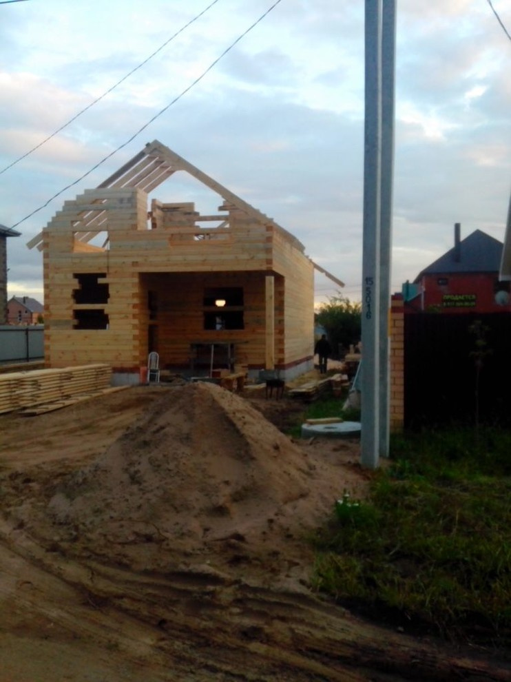 в ходе строительства