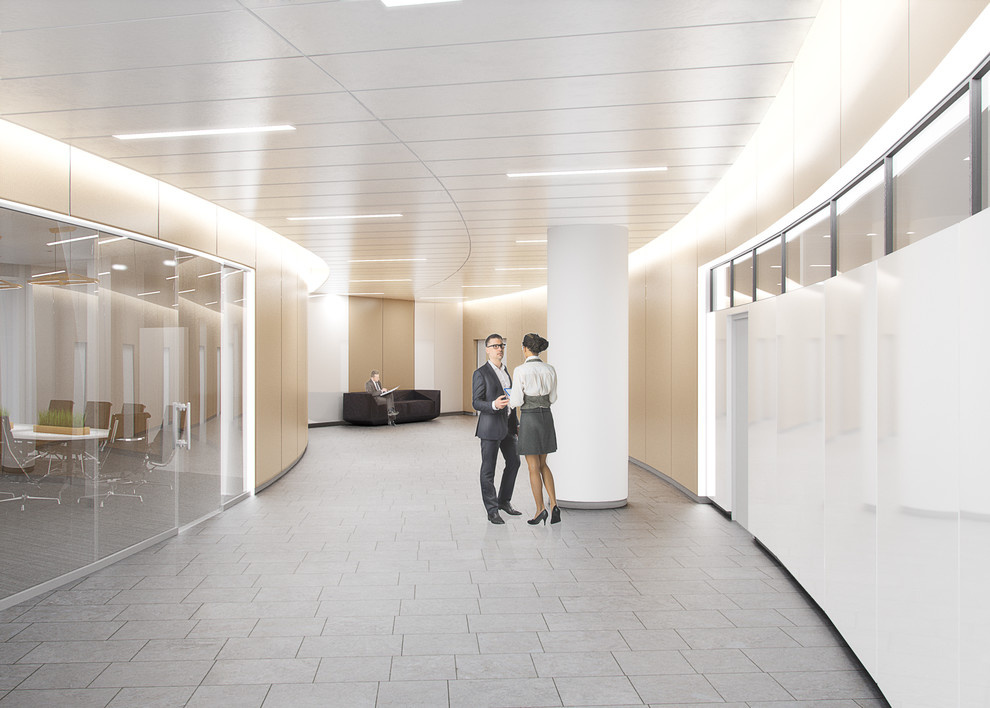 Дизайн интерьера административно-делового центра в Новой Москве