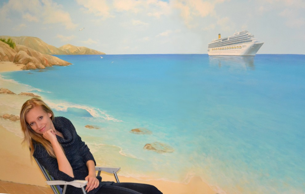 Роспись стен пляж