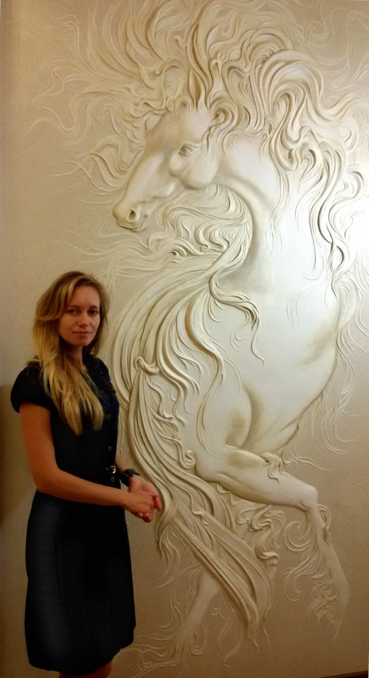 Барельеф "Лошадь"