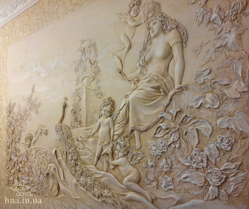 Греко-римские руины, барельеф