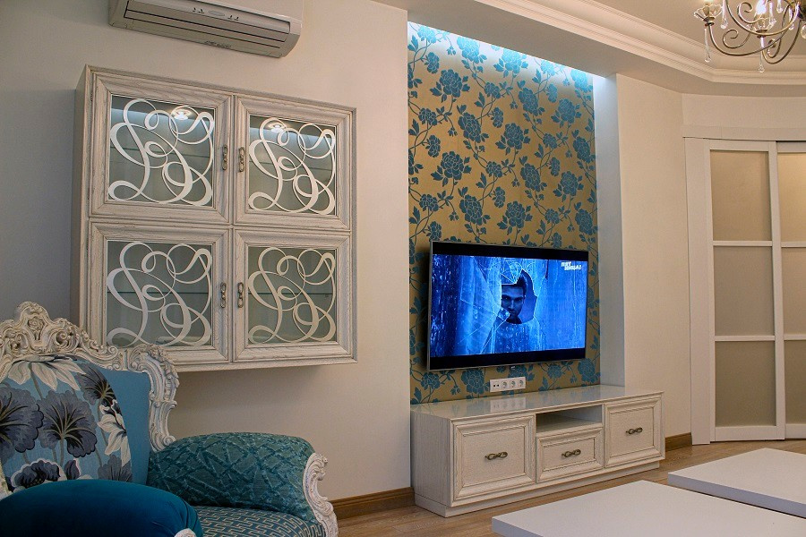 Гостиная в стиле "Фьюжн"