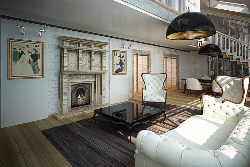 Дизайн-проект интерьера квартиры в центре Санкт-Петербурга