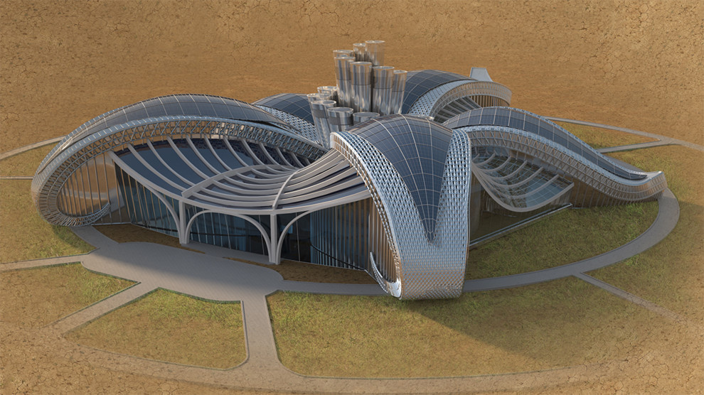 Конкурсный проект тюрьмы в штате Аризона, США/ Architecture of Prison, Arizona