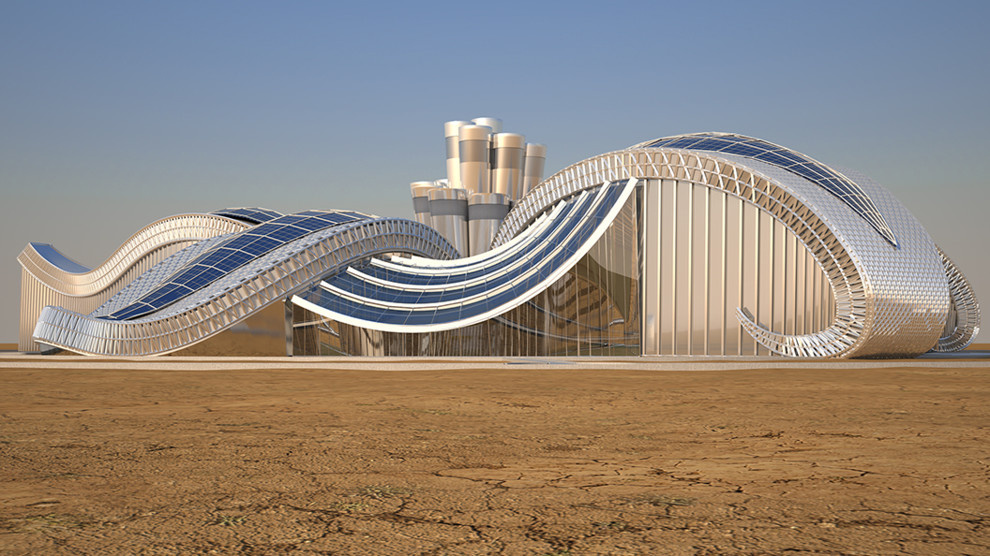 Конкурсный проект тюрьмы в штате Аризона, США/ Architecture of Prison, Arizona