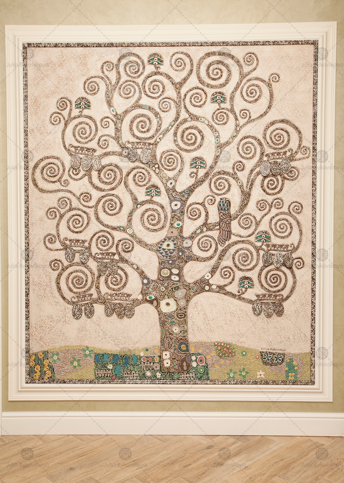 Барельеф "Древо жизни" по мотивам Густава Климта