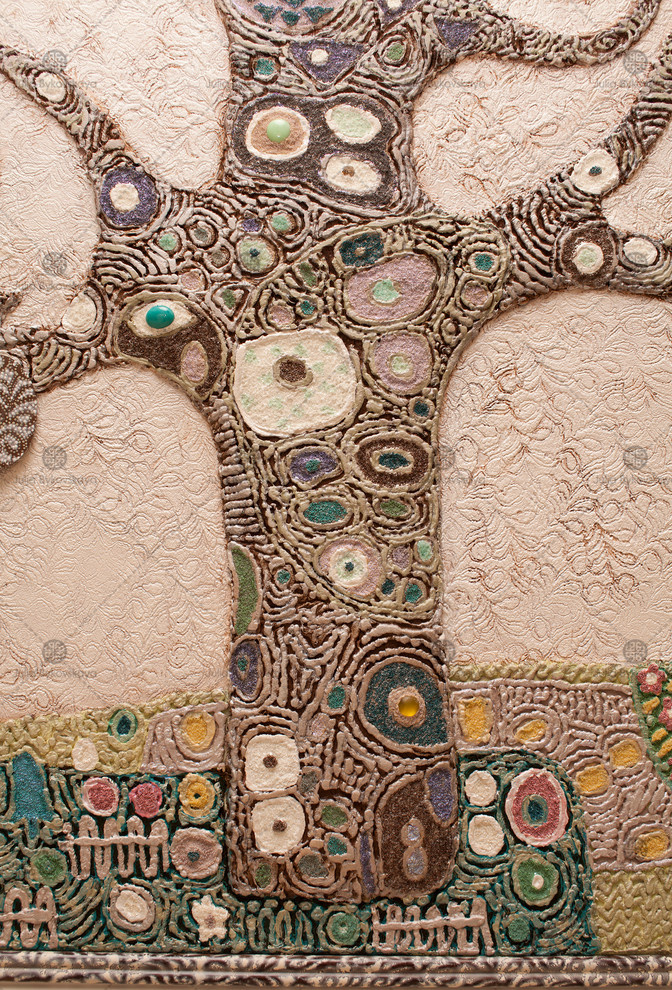 Барельеф "Древо жизни" по мотивам Густава Климта