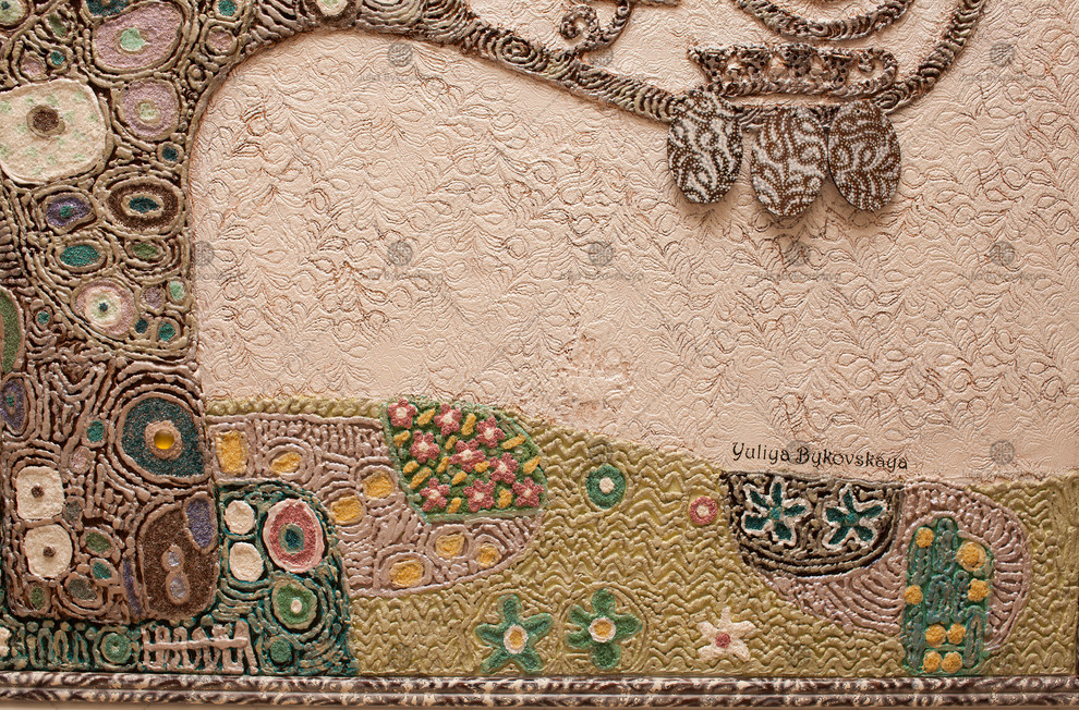 Барельеф "Древо жизни" по мотивам Густава Климта