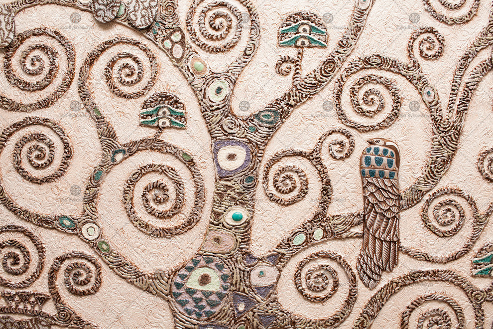 Барельеф "Древо жизни" по мотивам Густава Климта