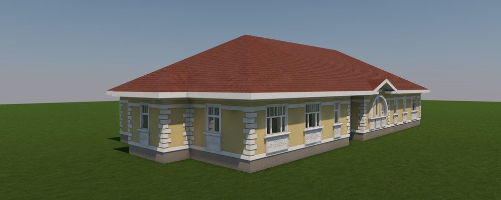 Одноэтажный жилой дом