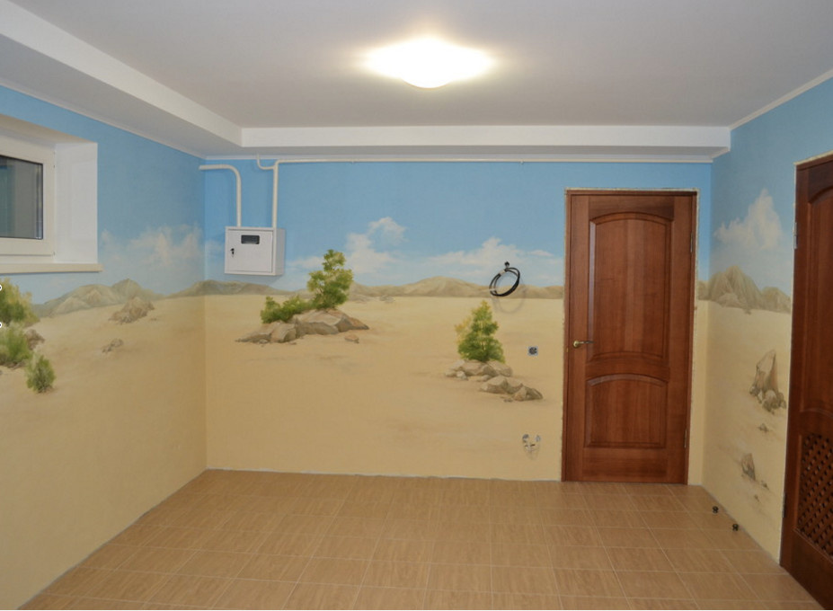 Роспись стен пляж