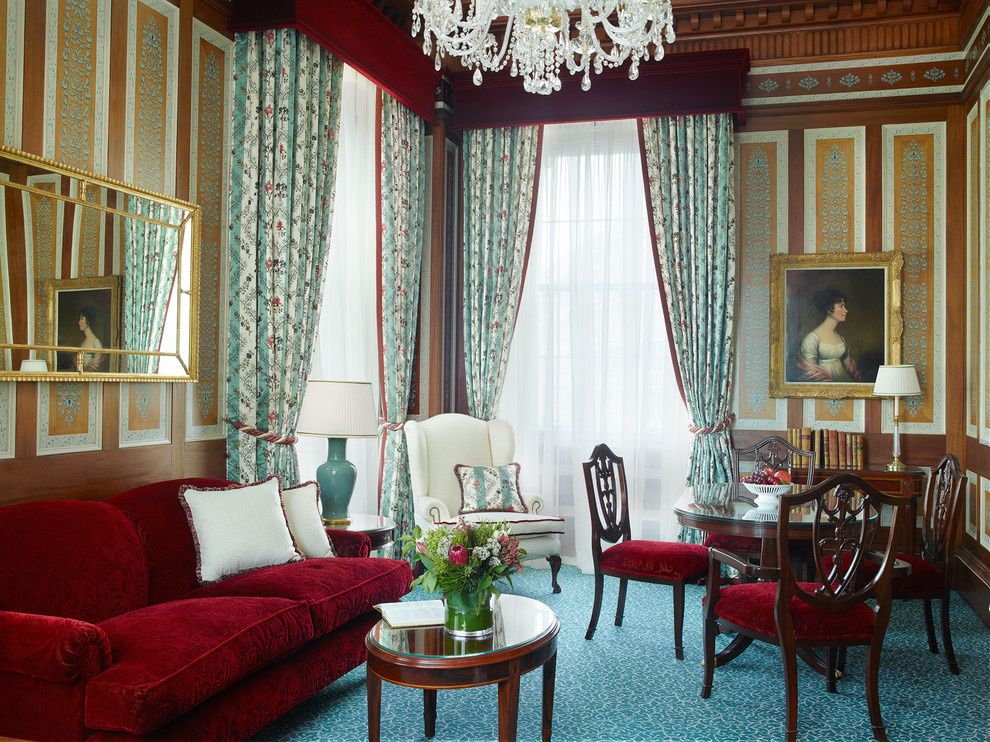 отель Lanesborough в Лондоне, где вся корпусная мебель-фабрики Jonathan Charles