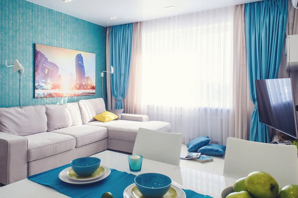 Интерьер квартиры в современном стиле.