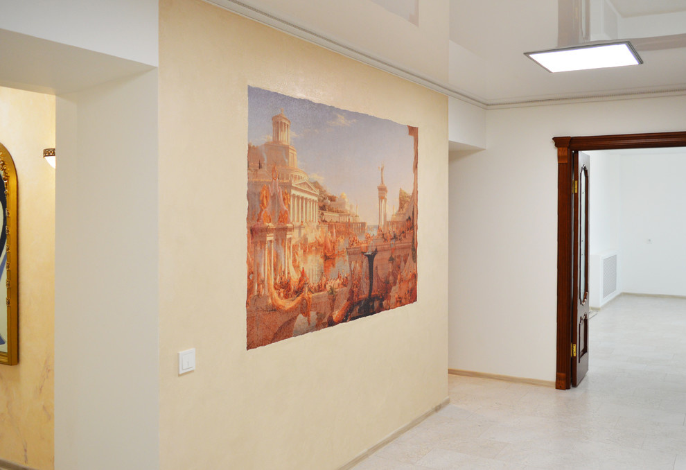 Шикарная гостиная и прихожая