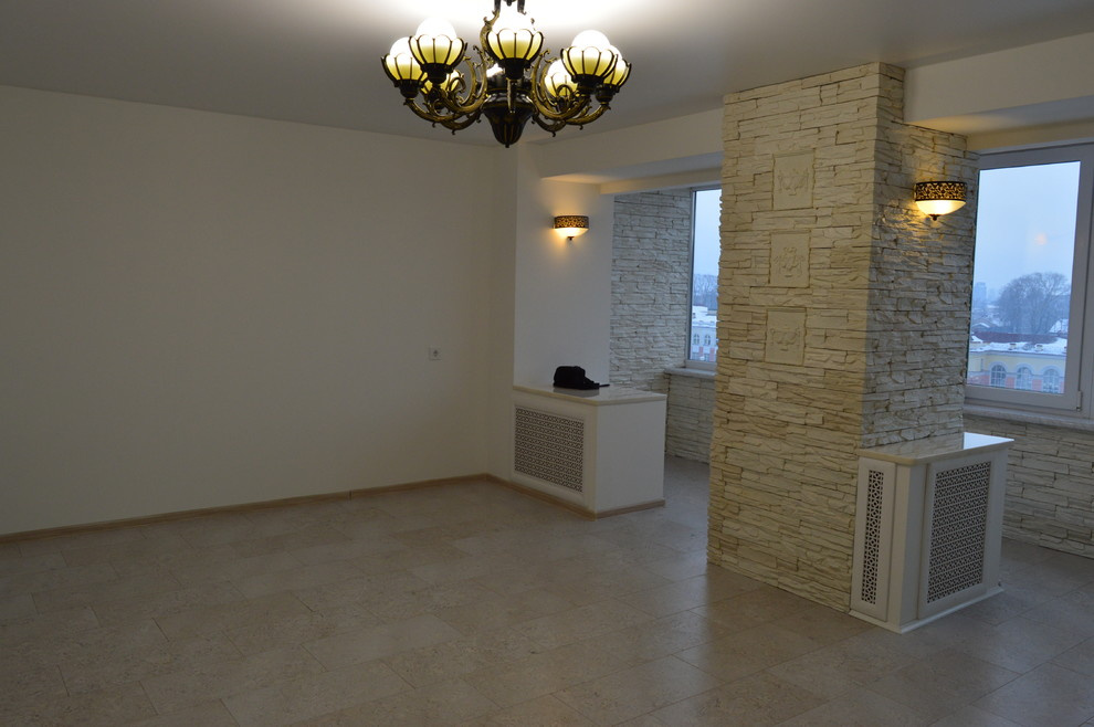 Шикарная гостиная и прихожая