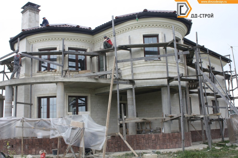 Отделка загородного дома, инженерные и фасадные работы