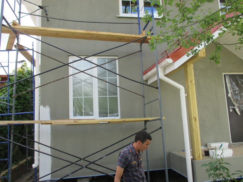 Наружная отделка каркасника