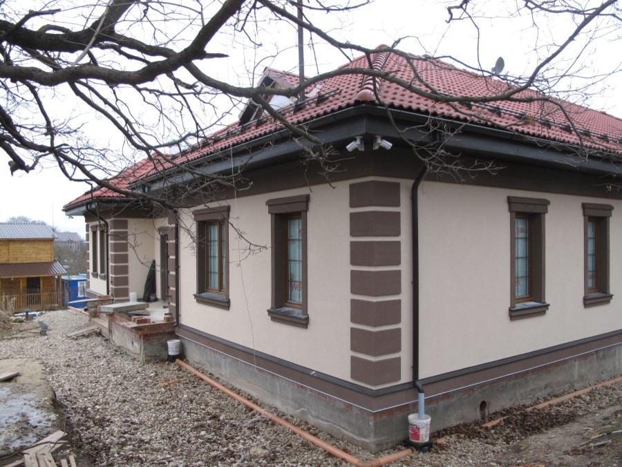 Утепление и отделка Porotherm, утепление тёплой керамики пенополистиролом ПСБ-С