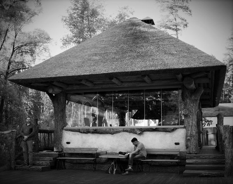 КРЫША ИЗ КАМЫША НА БЕСЕДКЕ. МОСКОВСКАЯ ОБЛАСТЬ.