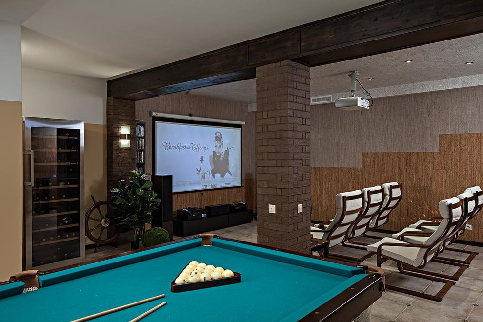 Проект загородного дома из бруса в стиле кантри