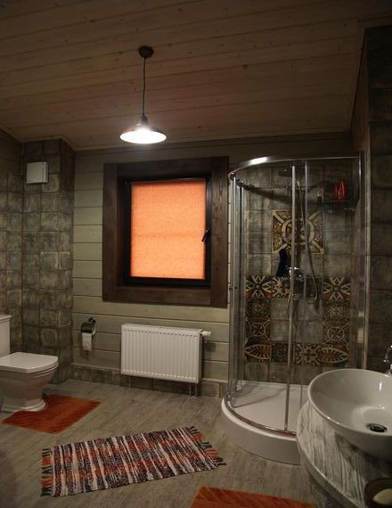 Проект деревянного дома из клееного бруса в стиле прованс