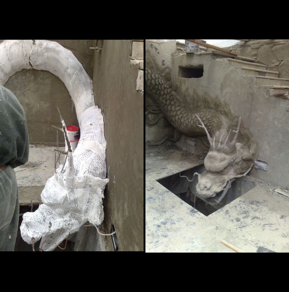 Скульптура дракона.Краснодар