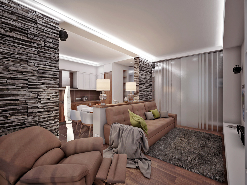 Визуализация гостиной