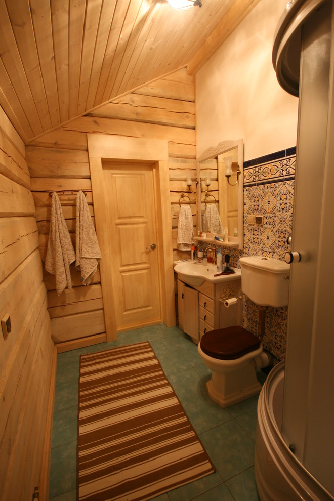 Частный жилой дом и баня на территории КП "Финский Залив" (Верхняя Сысерть)